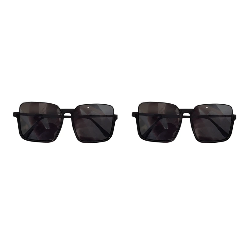 

2X Sunglasses Fashion Seaside Uv Protection Sunglasses Star Same Style Ns Style, Live Broadcast Explosion Style 1