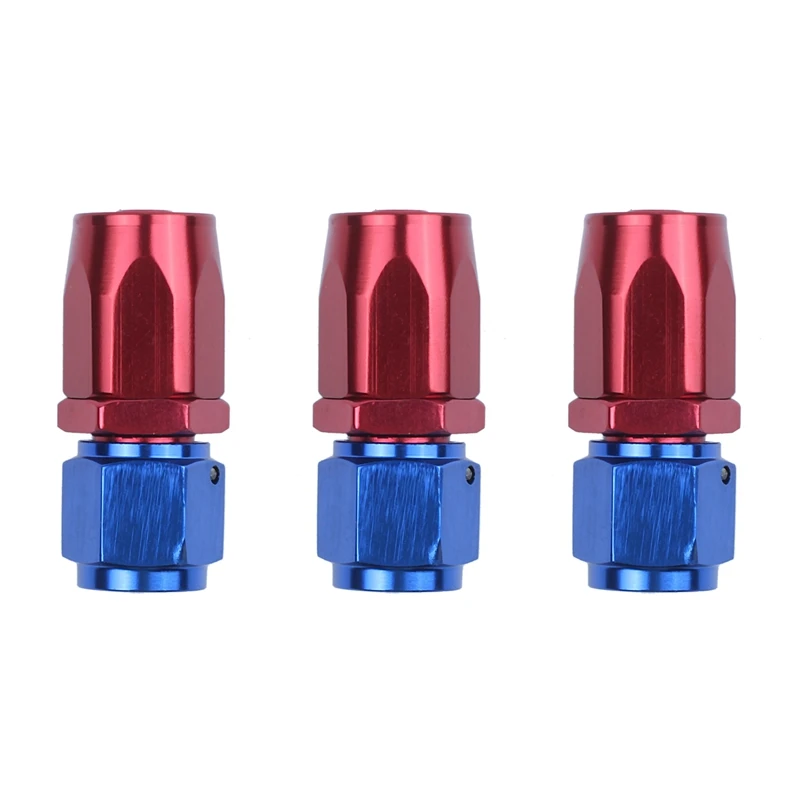 

3X STRAIGHT Turbo Oil Feed Hose Fitting:AN6 8Mm