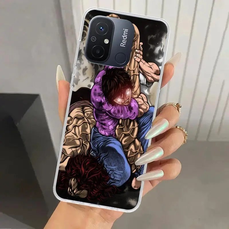 Оригинальный аниме чехол Baki the Grappler для телефона Xiaomi Redmi 12C 12 10C 10A 10X 10 9C 9A 9 9T 8A 8 7A 7 6A 6