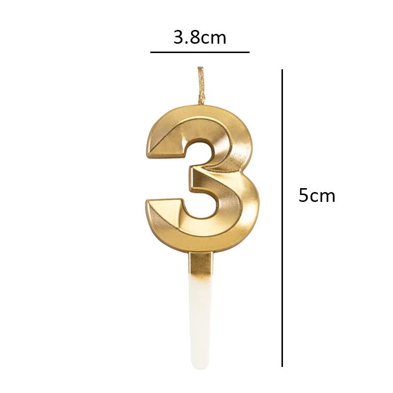 Новинка красочные свечи в виде цифр для торта на свадьбу день рождения 0 1 2 3 4 5 6 7 8 9