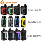 Оригинальный набор для вейпа GeekVape Aegis Nano, набор для вейпа Aegis Hero, набор для вейпа Aegis Boost Pro Max, встроенный аккумулятор