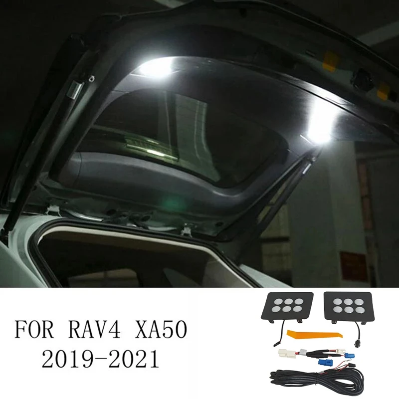 Светодиодное Внутреннее освещение багажника Верхняя лампа для Toyota RAV4 50 серии 2019