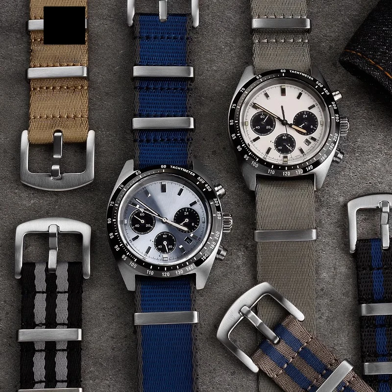 Нейлоновый холщовый ремешок для часов Rolex Tudor Omega 20 мм 22 черный зеленый хаки