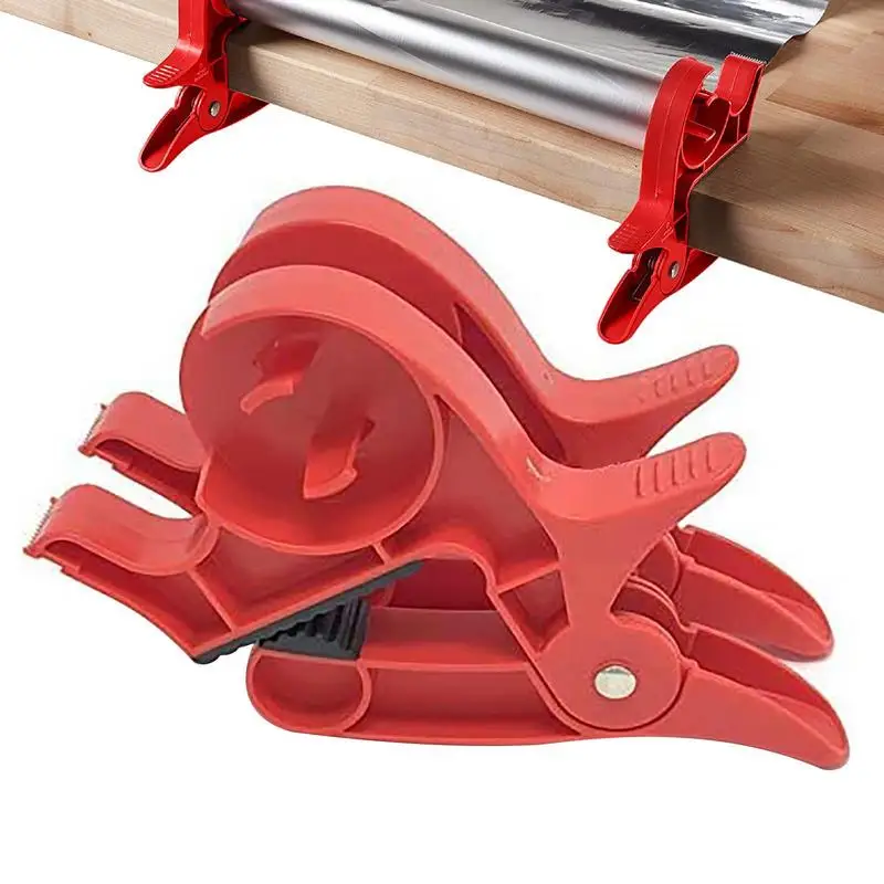 

2pcs Tape Dispenser Paper Roll Holder Clip Wrap Tabletop Gift Wrapping Tool For Christmas Arts Crafts Tools