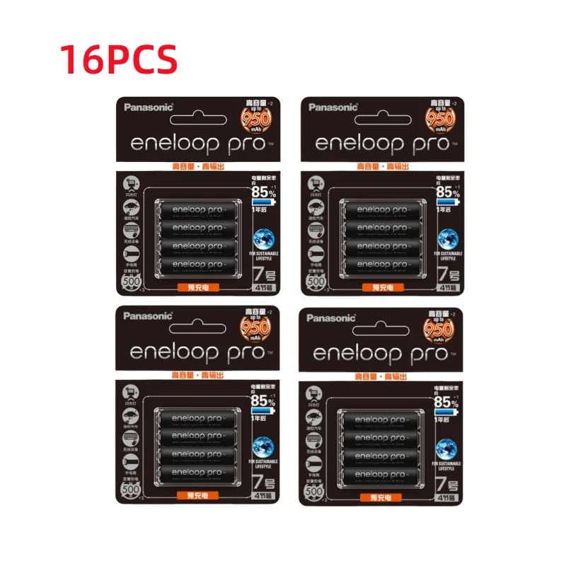 Оригинальный аккумулятор Panasonic Eneloop Pro 950 мАч AAA для игрушечной камеры-фонарика