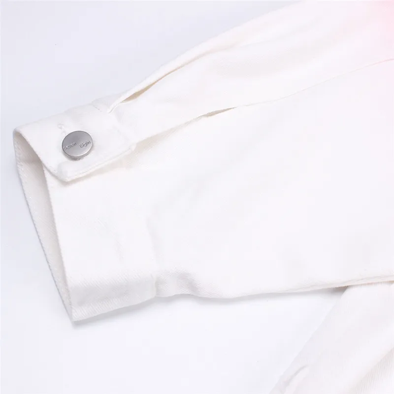 Джинсовая куртка женская с длинным рукавом винтажная свободная повседневная