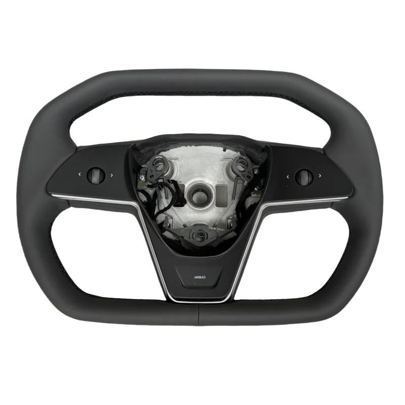 Рулевое колесо с ямочной ручкой в стиле киберпак для модели Tesla 3/Y 377 мм