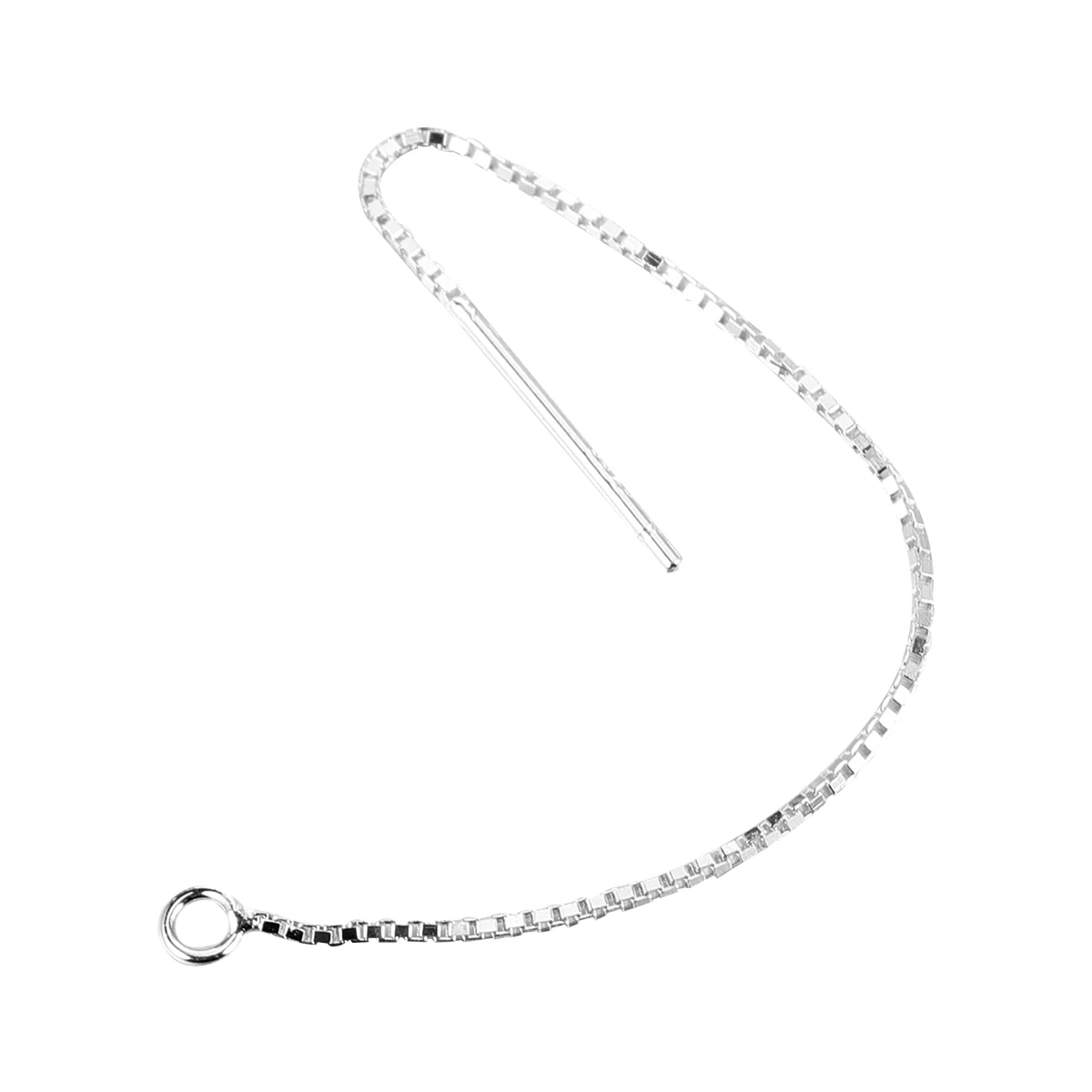

Серьги-гвоздики длинные, серебристые, 7 см, 2 пары