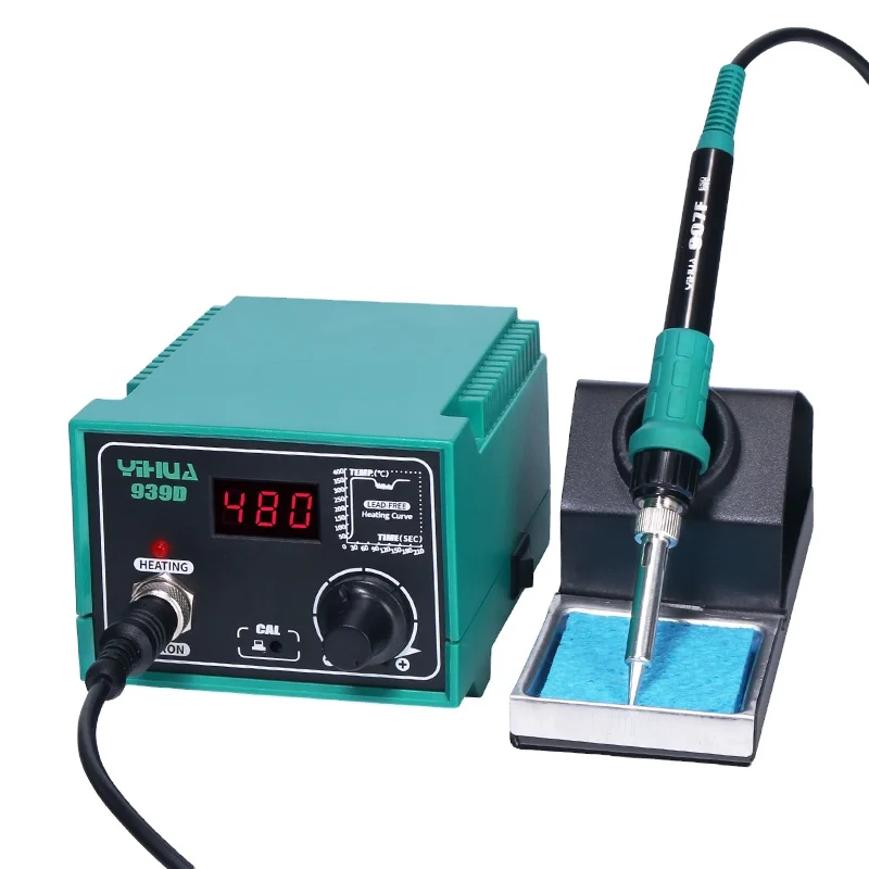 Factory supplier YIHUA 939D 60W soldering iron manufacturer desoldering tools electronics repair soldering station enlarge
