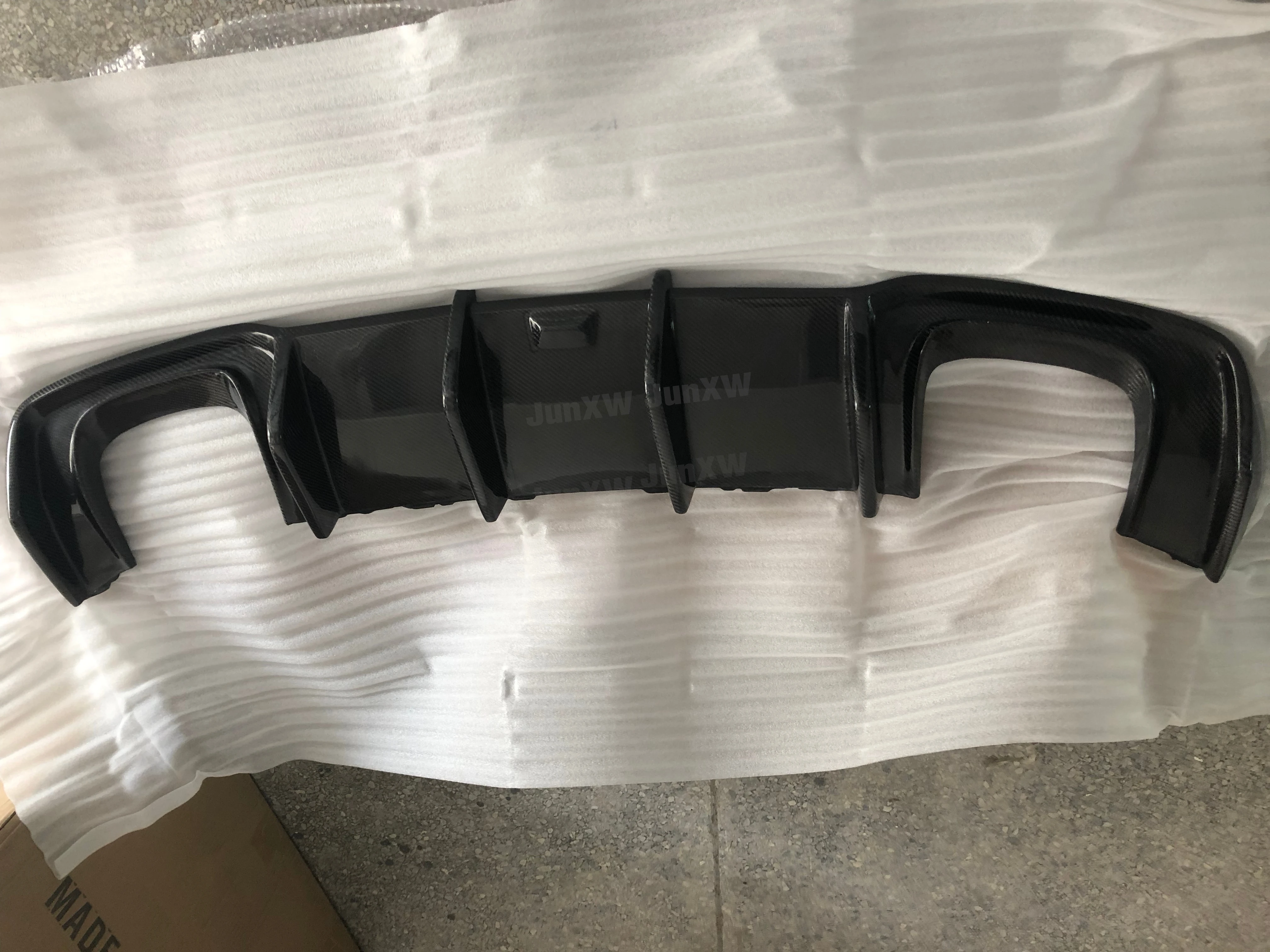 Задний бампер из углеродного волокна спойлер диффузор для Audi A3 Sline S3 Hatchback Sportback 2017