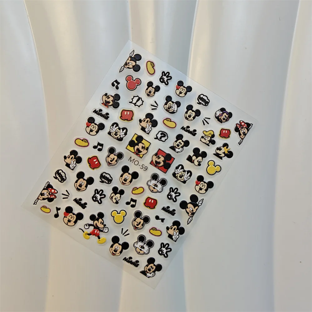 1 лист рельефные наклейки для дизайна ногтей