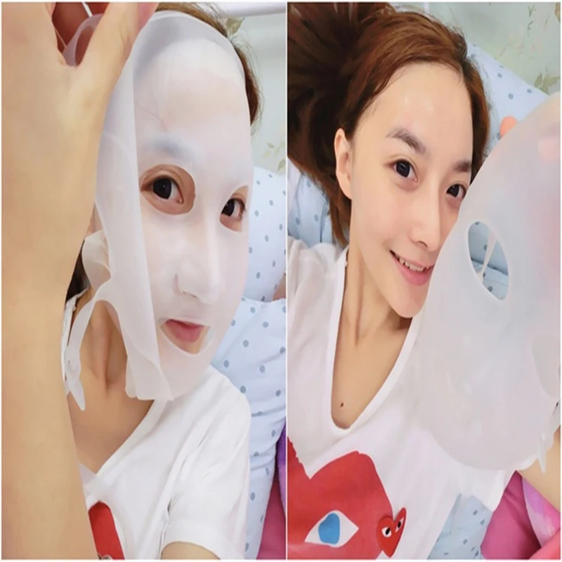 Силиконовая 3D маска в японском стиле для повторного использования d