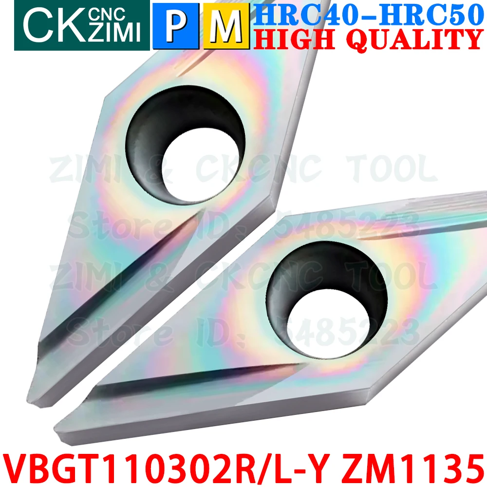 VBGT110302R-Y ZM1135 VBGT110302L-Y VBGT1103 VBGT 1103 Твердосплавные вставки Отделка внешняя