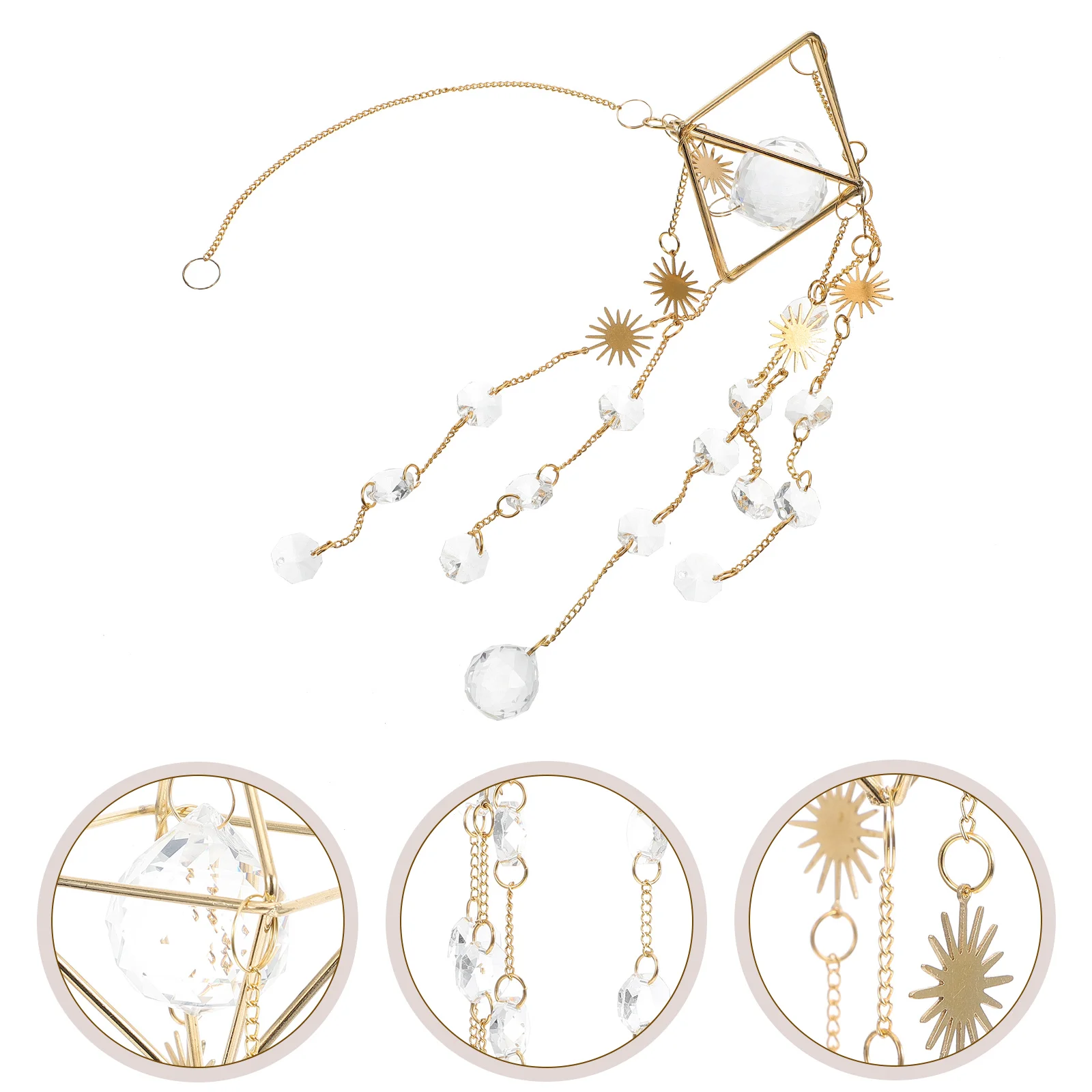 

Crystal Decoration Pendant Home Hanging Decorative Adorn Party Ornament Creative Sun Catcher