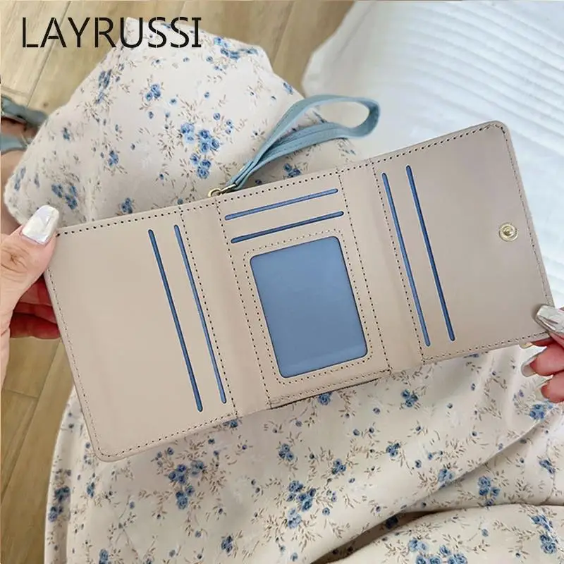 LAYRUSSI женские ромбовидные кошельки в клетку высококачественный держатель для