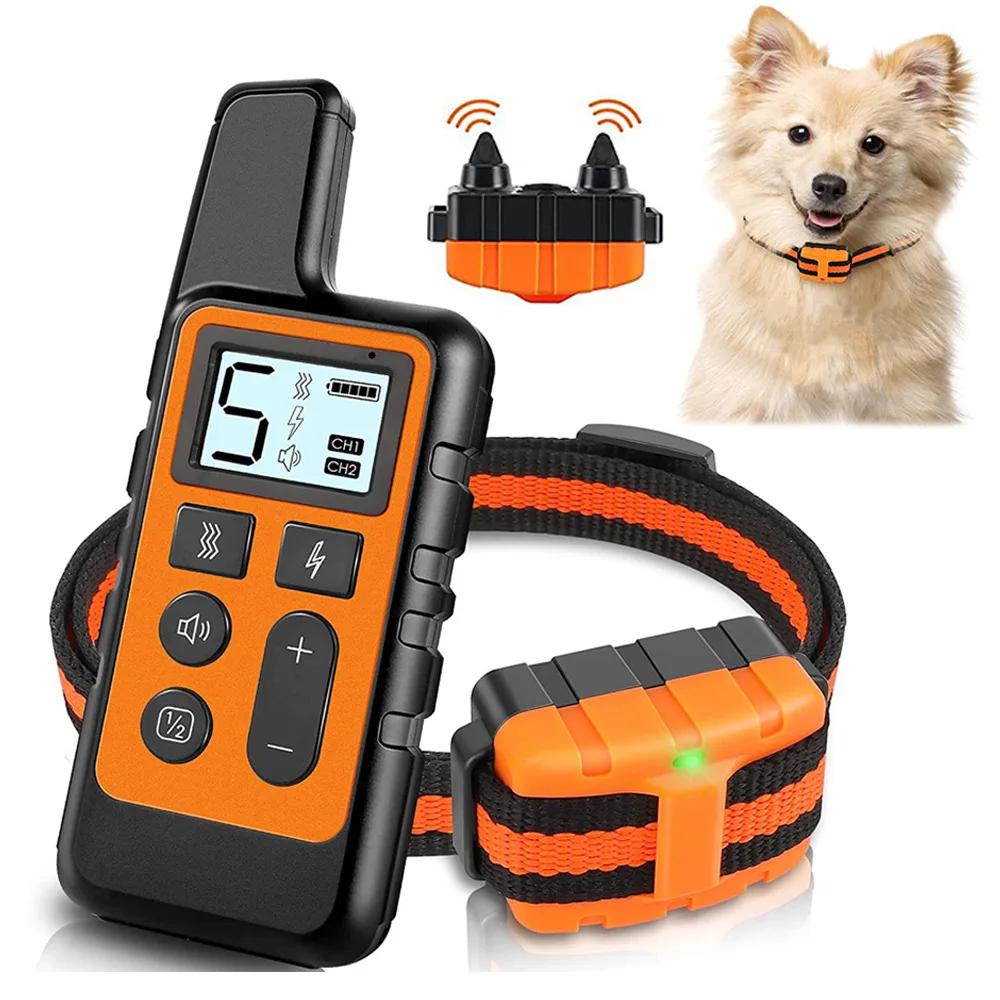 

Dog Training Collar Waterproof Collar Pet Remote Control Rechargeable training Dog Collar 3 Modes Beep Vibration And Shock