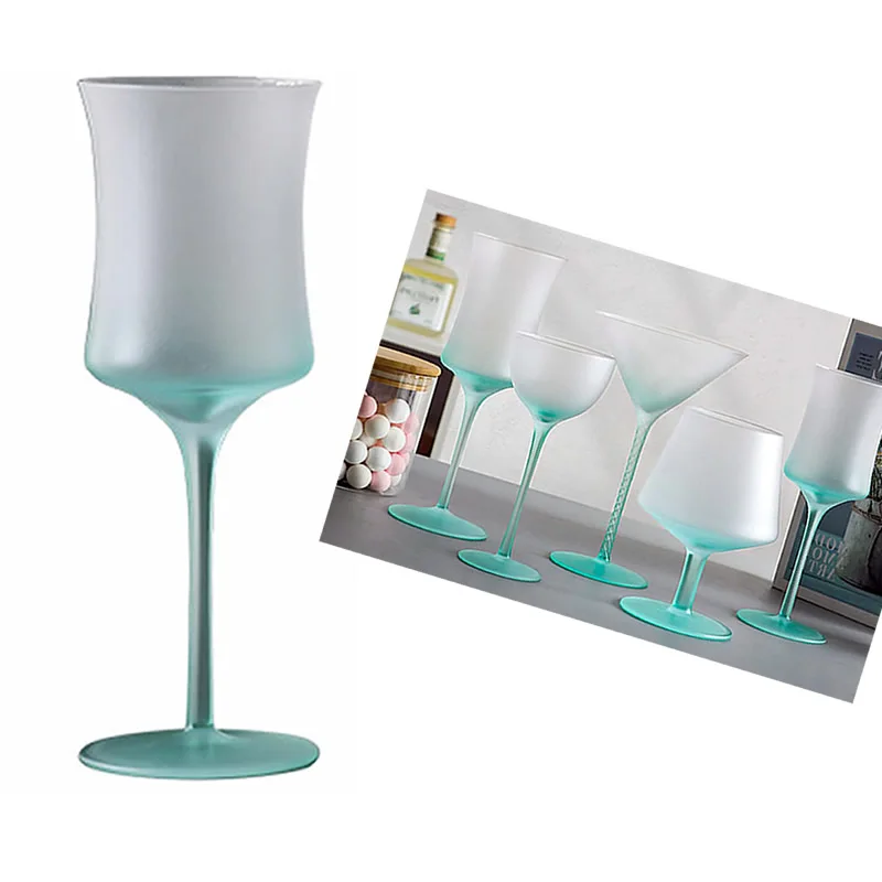 

6 шт./комплект, бокалы для вина с градиентом, 250 мл