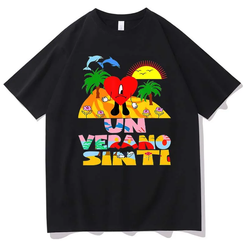 

T Shirt Men Women Cotton Unisex Music Album Double Sided Hip Hop Top Shirt