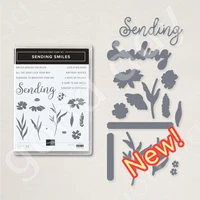 arrival new 2022 daisy flowers metal cutting dies and clear stamps set handmade diy scrapbooking cards diary crafts decor molds
