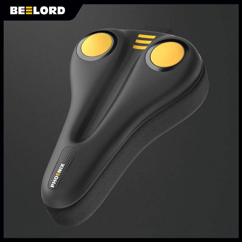 

BEELORD MTB Bicycle Saddle Cover Liquid Silicone Gels Saddle Cover Hollow Breathable Comfortable Soft Cycling Seat Accessories