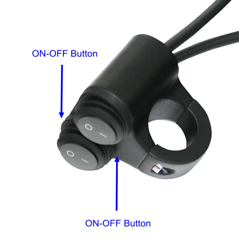 

LMoDri Универсальный 7/8 "руль мотоцикла двойной переключатель управления электрический велосипед двойные кнопочные переключатели для индикатора фар 12 В