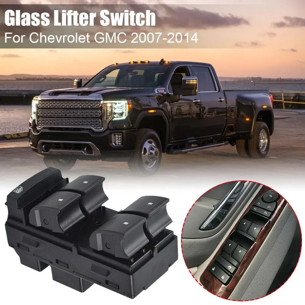 

Driver Side Master Power Window Switch for Chevrolet Silverado For GMC Sierra Silverado 07-14 25789692 20945129 25951963