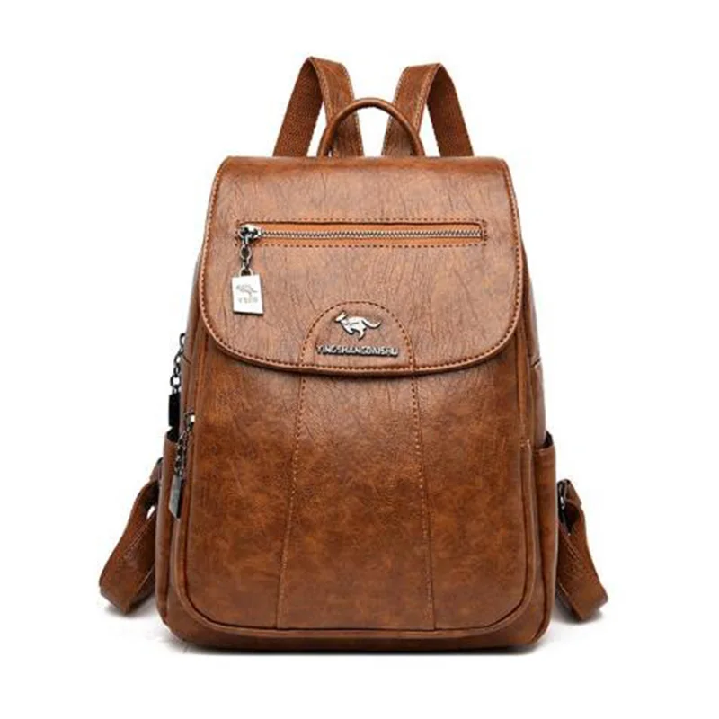 

Женские рюкзаки из высококачественной искусственной кожи, школьные рюкзаки для девочек, вместительный дорожный рюкзак, повседневные сумки...