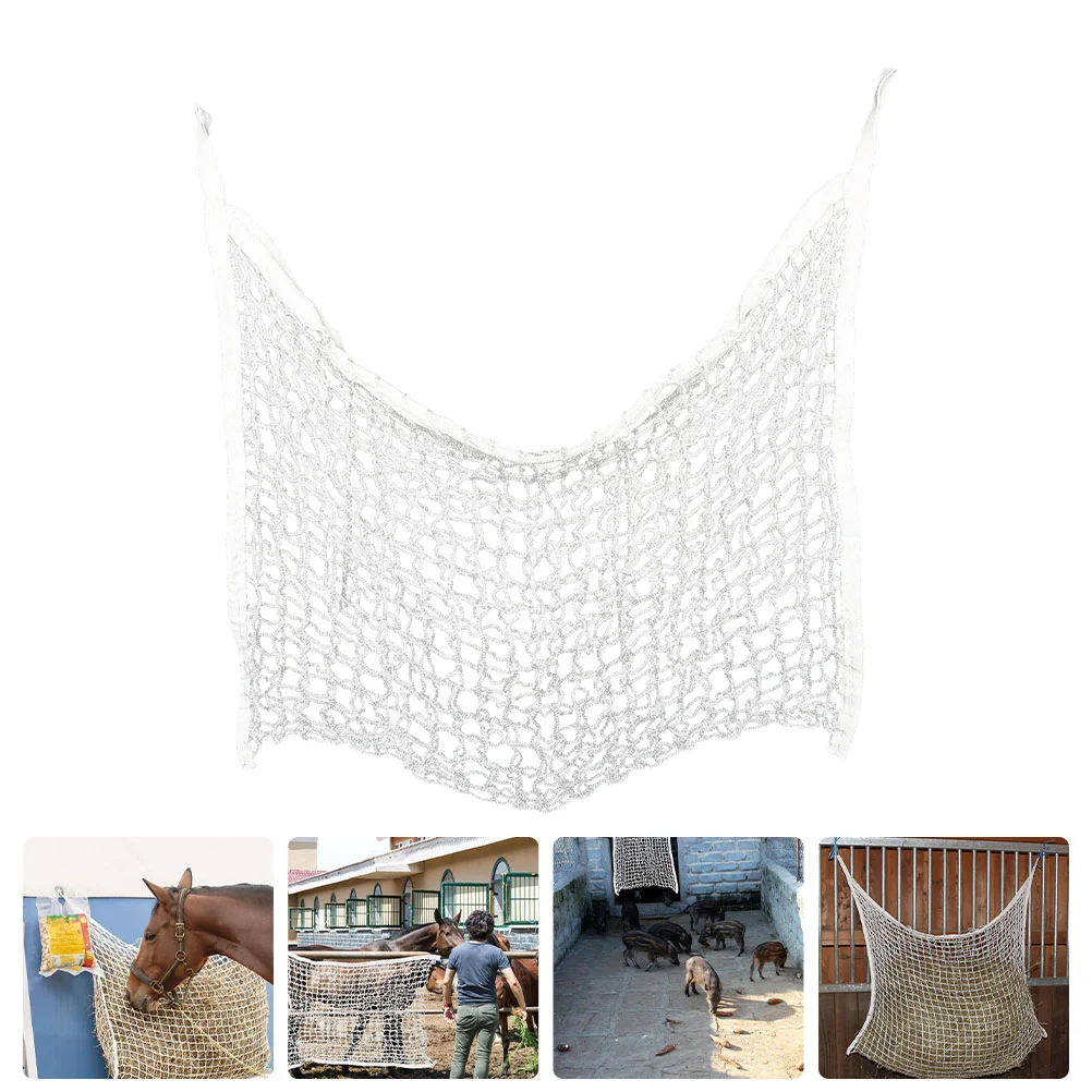 

Hay Feeder Horse Bag Horses Netslow Nets Livestock Feeding Feed Storage Mesh Bags Pouch Goat Hangingrabbit Livestocks Adjustable
