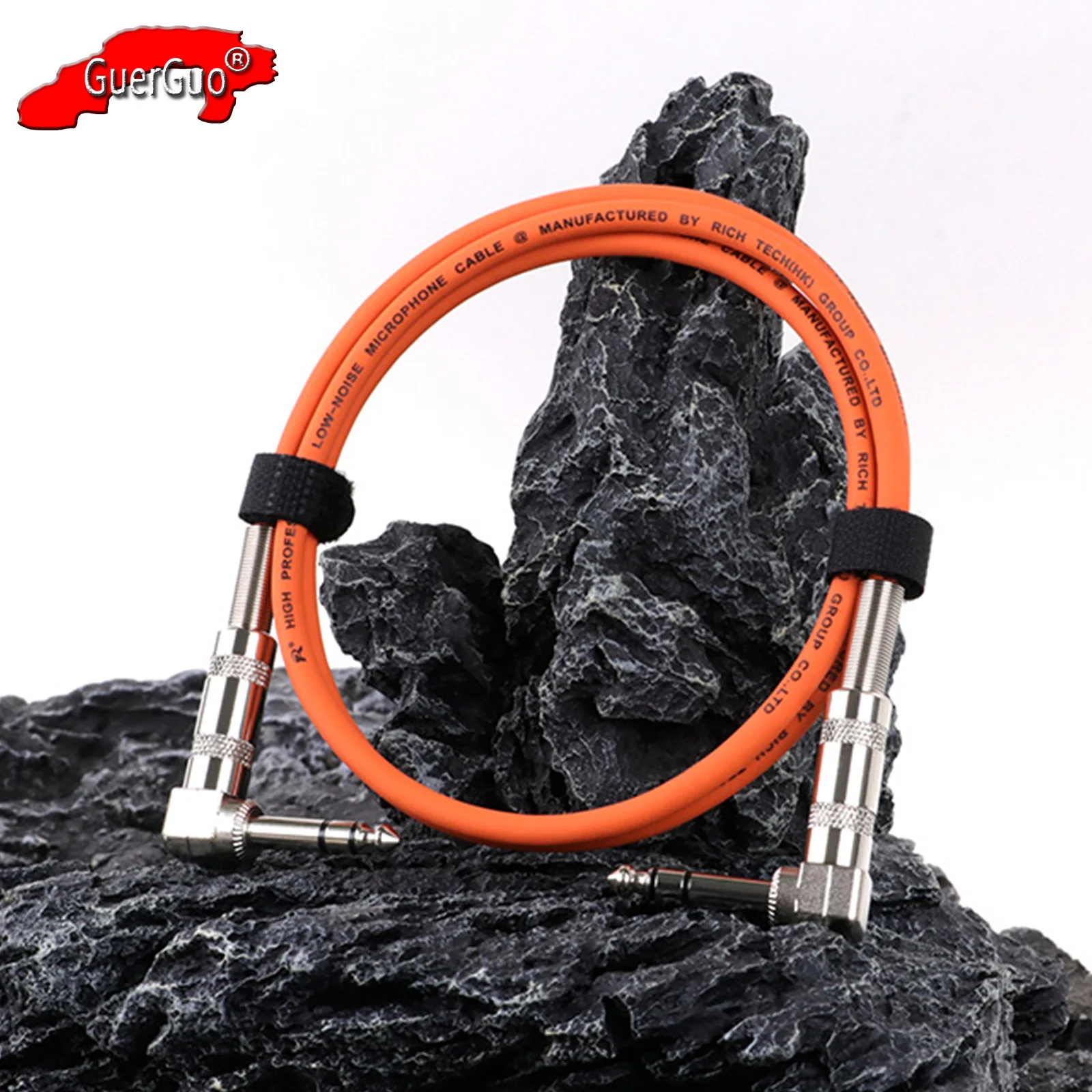 Аудио удлинитель GuerGuo 6 35 мм прямой угол