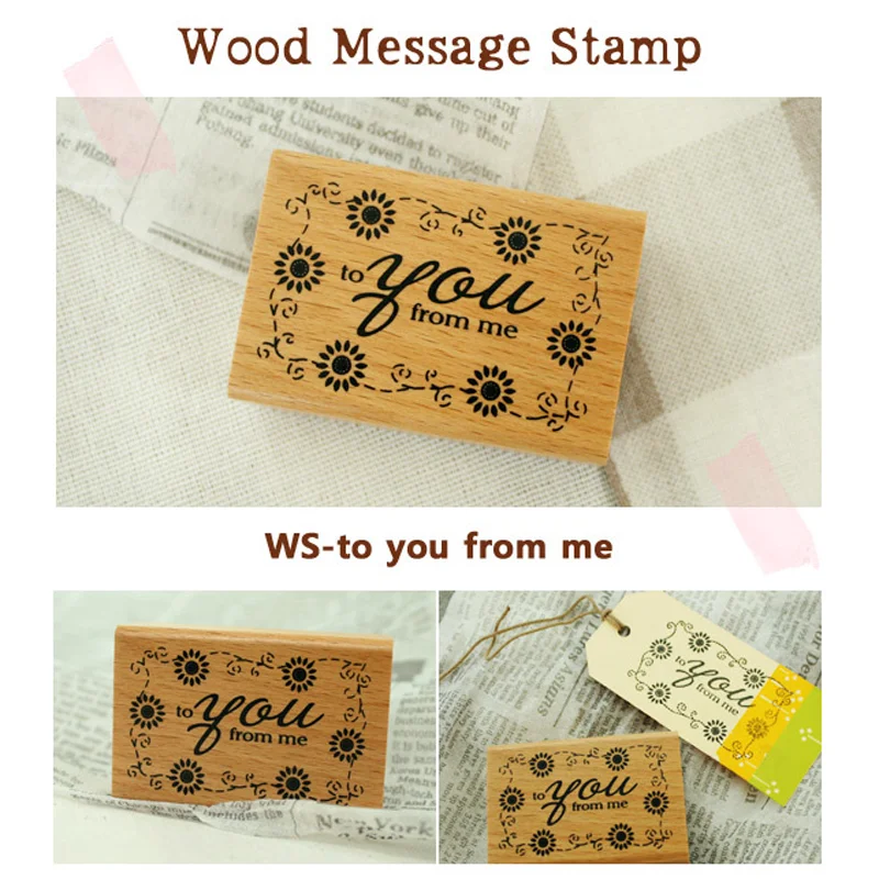

Cute A Note Of Thanks Seals DIY Decoration Stamp Wooden Rubber Stamps For Scrapbooking Journal Diary Stationery Standard Stamp
