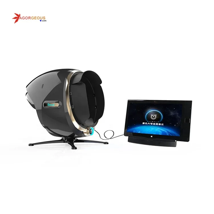 

2021 умное косметическое зеркало с анализатором кожи, устройство для анализа кожи, сканер прибор-анализатор