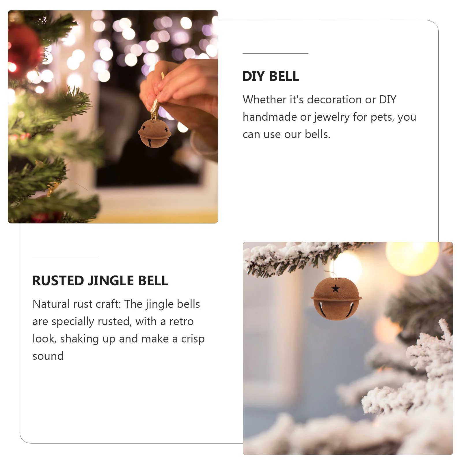 12 шт. ржавый металлический колокольчик свадебные украшения для церемонии