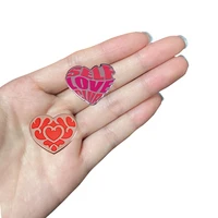 d0418 enamel pins backpack decorative clothes lapel badges creative the self love club jewelry brooch for friends