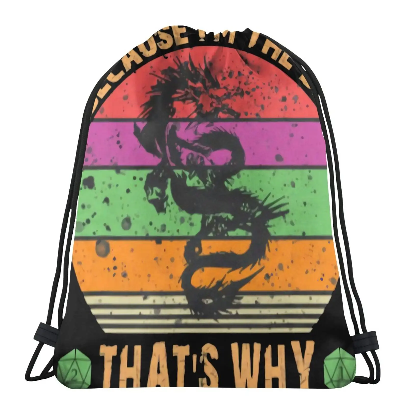 

Because Im The Dm Dungeon Rpg 5264 Bag Fabric Bag Custom Backpack Custom Pouch Pouch Mirror Pocket Bags For Girls Backpack Bag