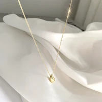 original minimalist design trendy water drop womens necklace simple and elegant female accessories gift wedding jewelry