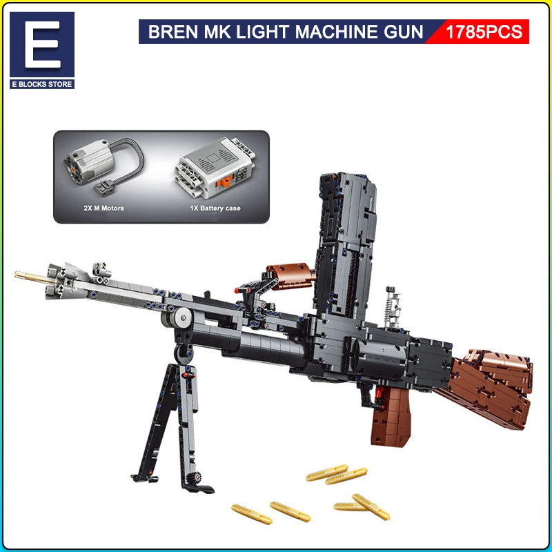 WW2 военный оригинальный механизированный легкий пулемет светильник