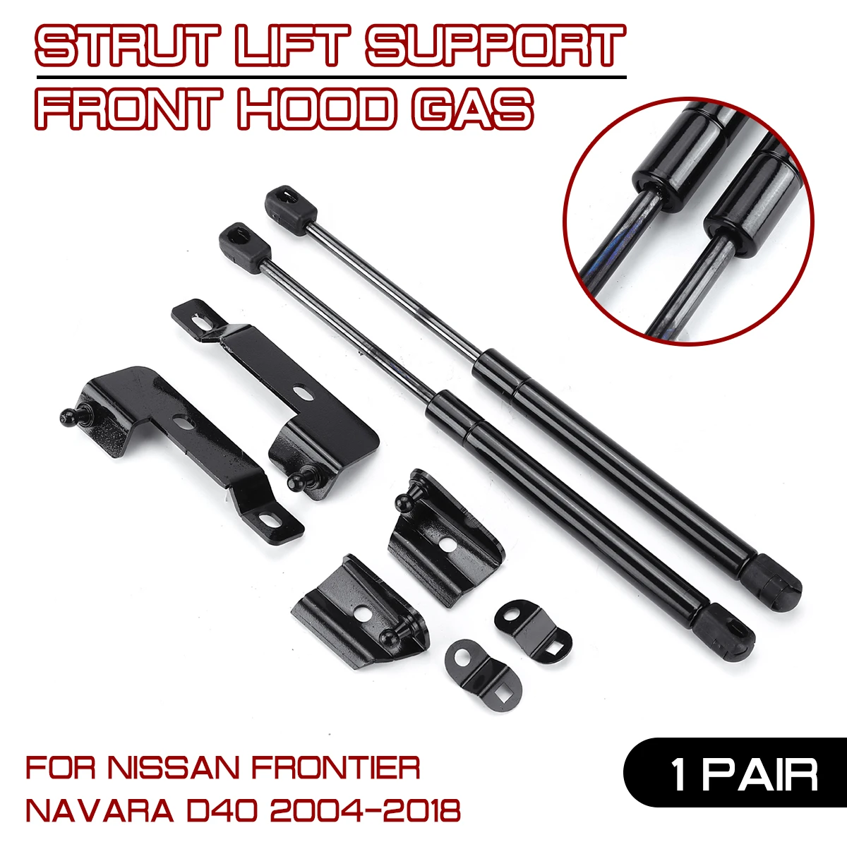 

Car Front Engine Cover Hood Shock Lift Strut Strut Bar Support Props Rod Arm Gas Spring For Nissan Frontier Navara D40 2004-2018
