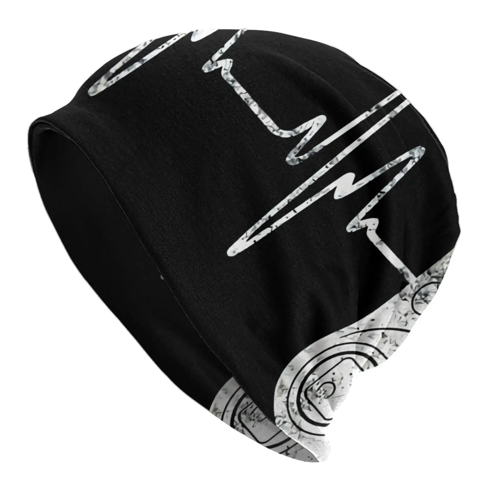 

Вязаная шапка с изображением сердцебиения для любителей видеосъемки, шапка Cowgirl для девочек, облегающие шапки для мужчин, мужская шапка, шап...