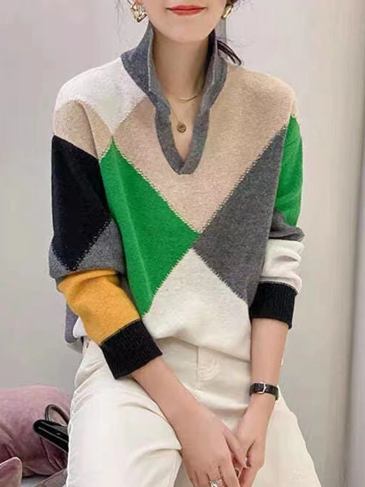 

BOBOKATEER 2022 Knitted Cardigan Mujer Loose Sweaters Women Clothing Wool Frau Pullover New Fashion Truien Dames Sweter Damskie