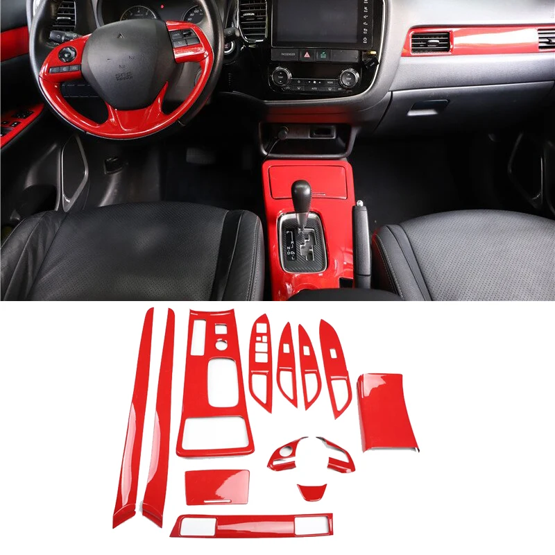 

Наклейки на автомобильные панели, Стайлинг автомобиля для Mitsubishi Outlander 2016, 2017, 2018, 2019, 2020
