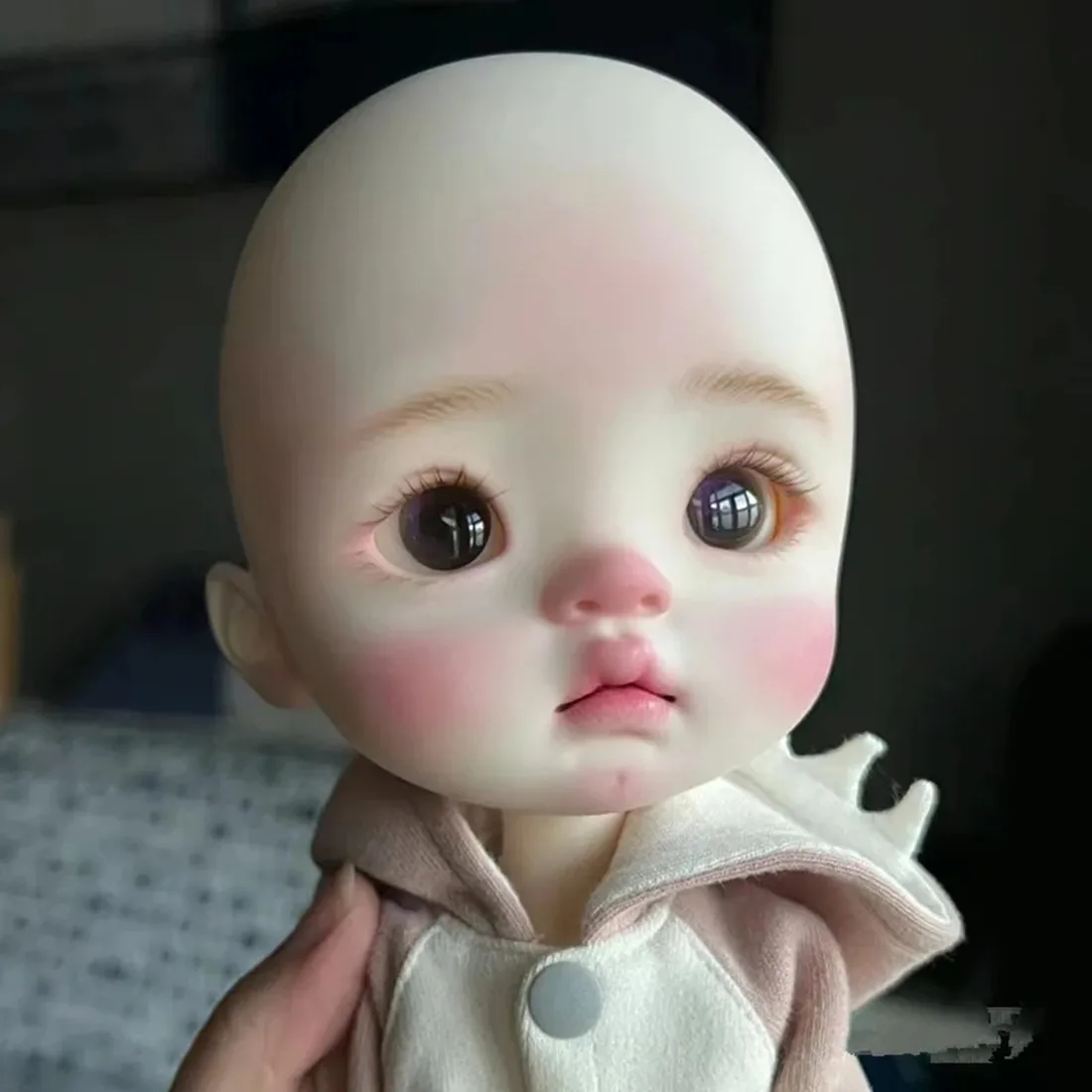 Фото 25 см кукла Q-baby SD BJD с большой головой для девочек, масштаб 1/6, игрушка из смолы, подарок на день рождения с функцией макияжа, бесплатная доставка №1