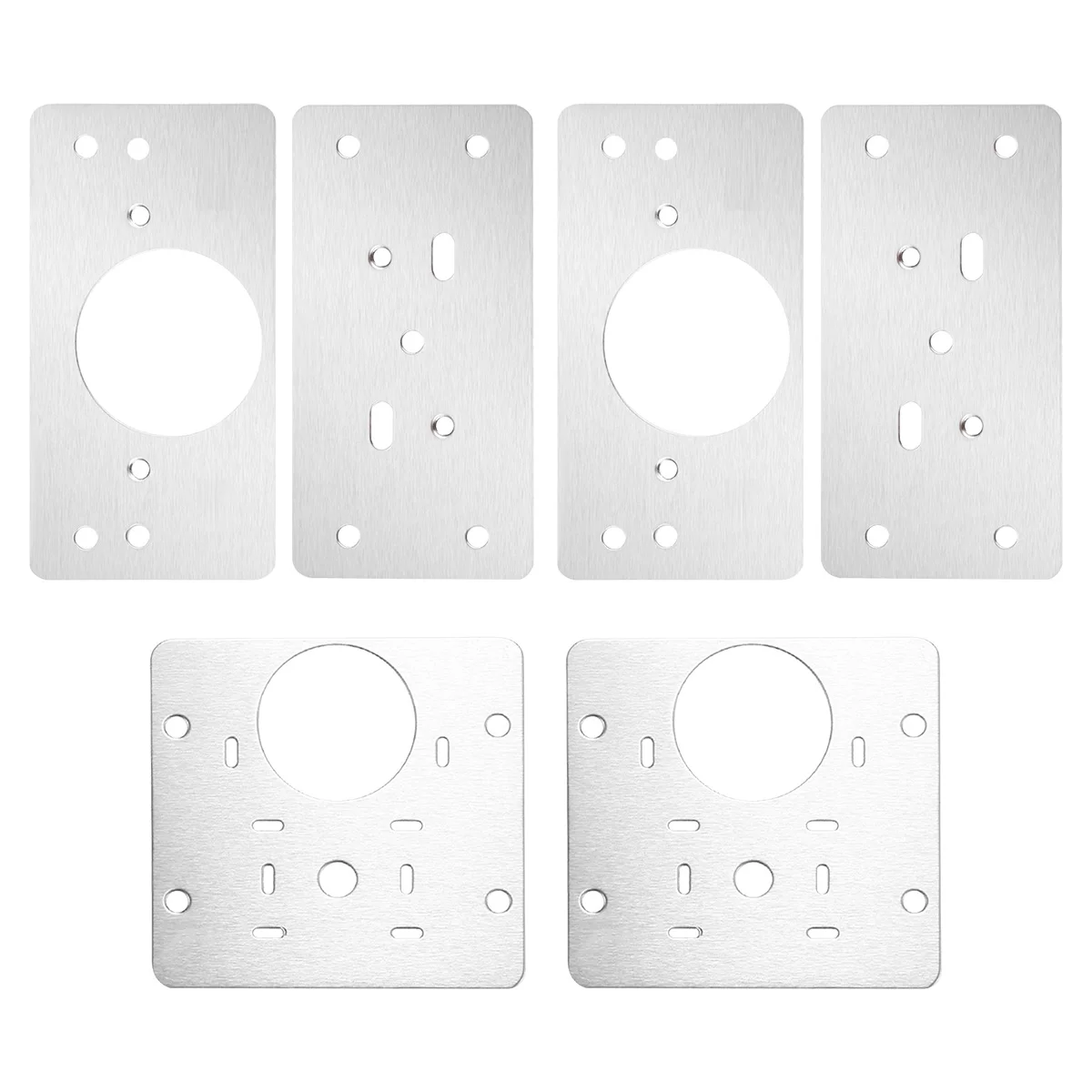

Plate Hinge Repair Fixing Mending Door Metal Kit Bracket Cabinet Stainless Steel Mounting Cupboard Kitchen Cover Heavy Duty