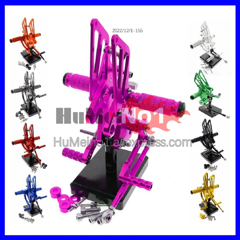 

CNC Foot Rest Pegs Footpeg Rear Set For YAMAHA YZFR6S YZF-R6S 06-09 YZF R6S 06 07 08 09 2006 2007 2008 2009 Footrest Rearset Kit