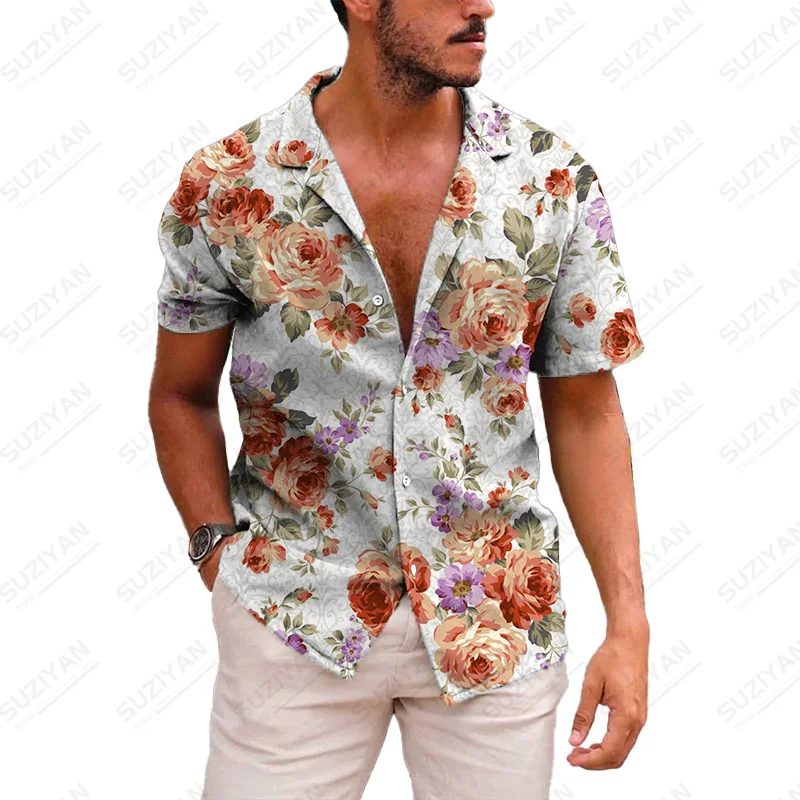 

Мужская летняя рубашка с воротником-стойкой, в японском стиле