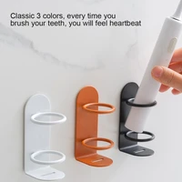 new wall mounted toothbrush holder electric toothbrush holder storage shelf bathroom accessories punch free traceless organizer