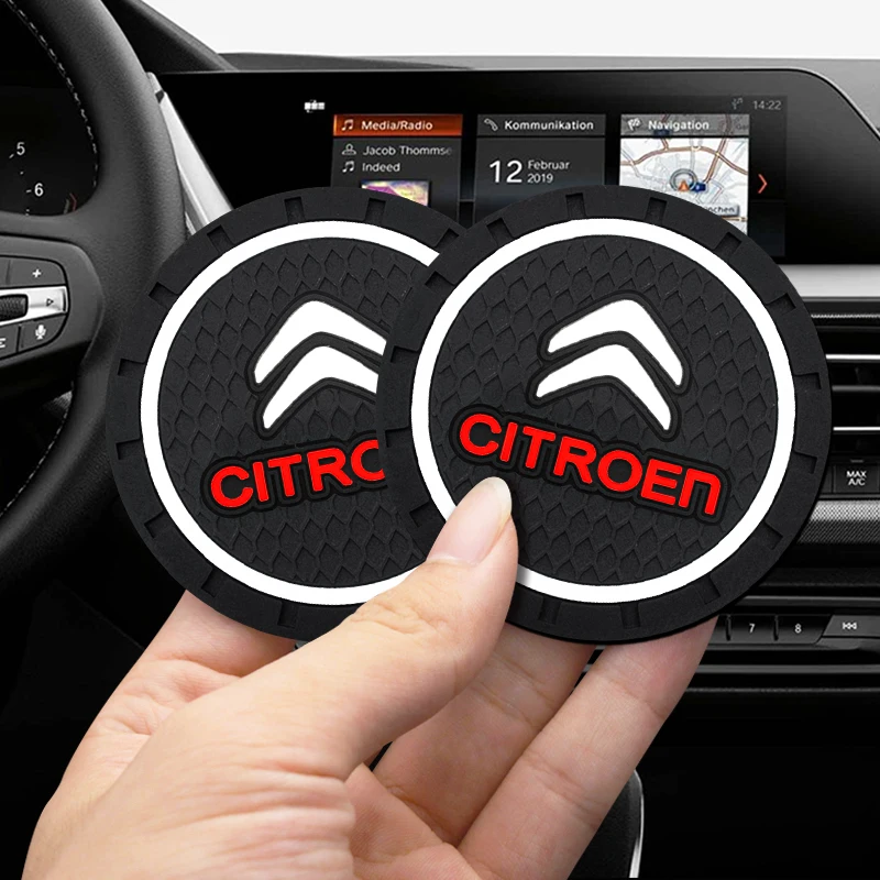

Citroen Car Anti-Slip Coaster Creative Mat Car Silicone Mat Interior Accessories For Citroen C1 C2 C3 C4 C5 C6 Car Accessories
