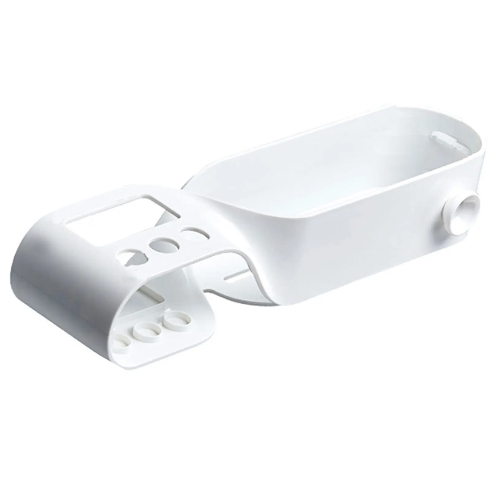 

Shampoo Organizer Storage Rack Wall Mounted With Adhesive Bracelets Toothbrush Holder Bathroom Shelf Shaver Multifunctional