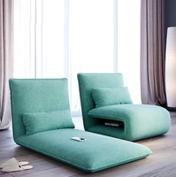 single foldable lazy sofa soft reading chair folding floor sofabed balcony bay window back reclining chair leisure tatami
