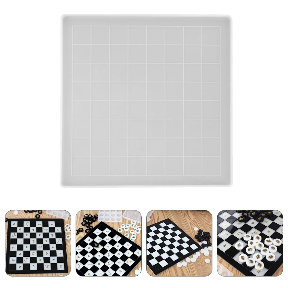 

Mold Chess Resin Silicone Epoxy Molds Board Casting Jewelry 3D Pieces International Diy Crystal Mould Supplies Making Candy