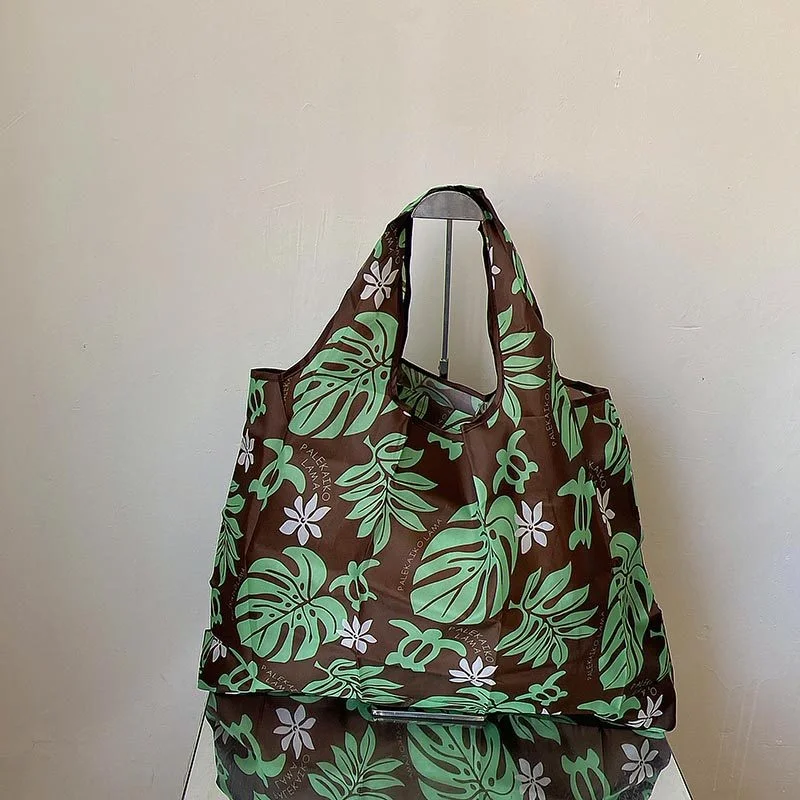 

Women's Large Capacity Printed Beach Hand Bag 2023 New Portable Waterproof Folding Large Light Shoulder Bag Women Tote Bags